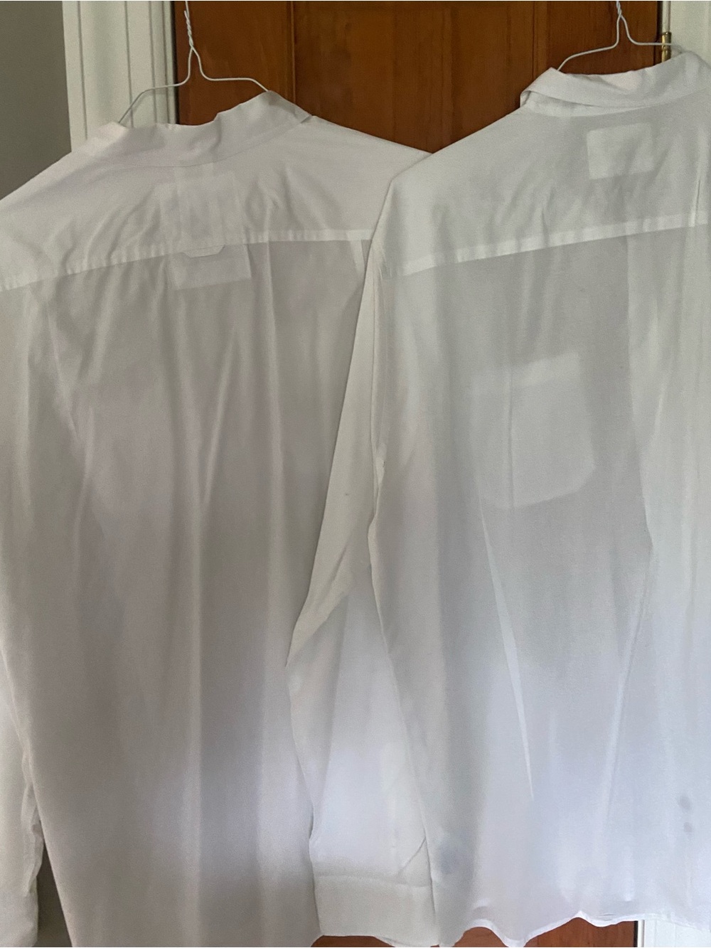 GUESS Pair of Men's White Button-Down Cotton Shirts- Classic Long Sleeve XL - Picture 10 of 10